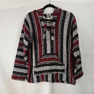 Men's Earth Ragz Multi-color  Long Sleeve Pull-Over Hoodie-Size: Unknown